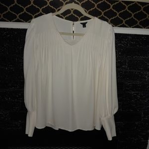 Ann Taylor cream blouse